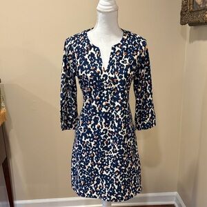 Jude Connally Navy and White Mini Dress